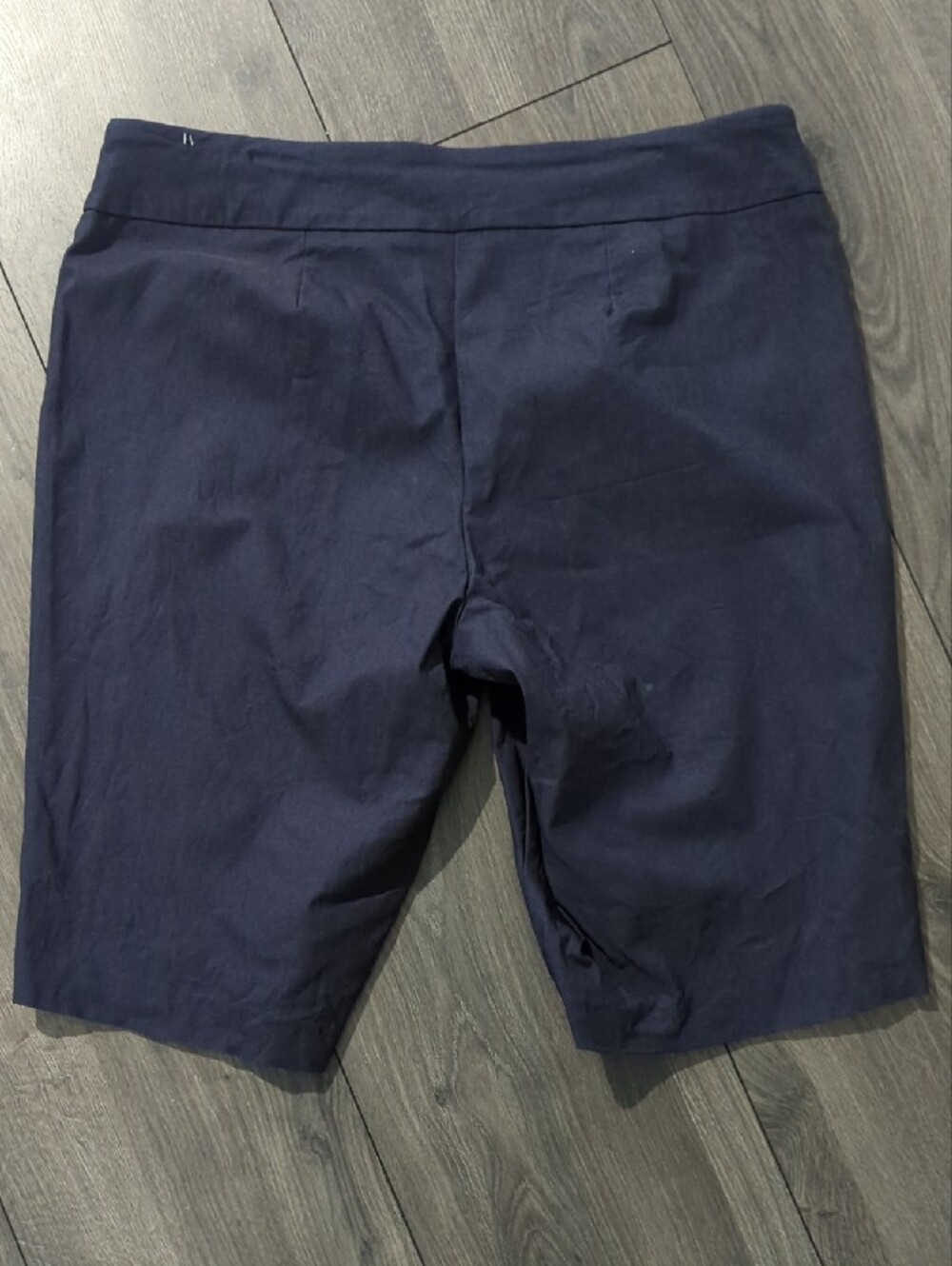 Women's Counterparts Navy Stretch Bermuda Shorts - Picture 2 of 3